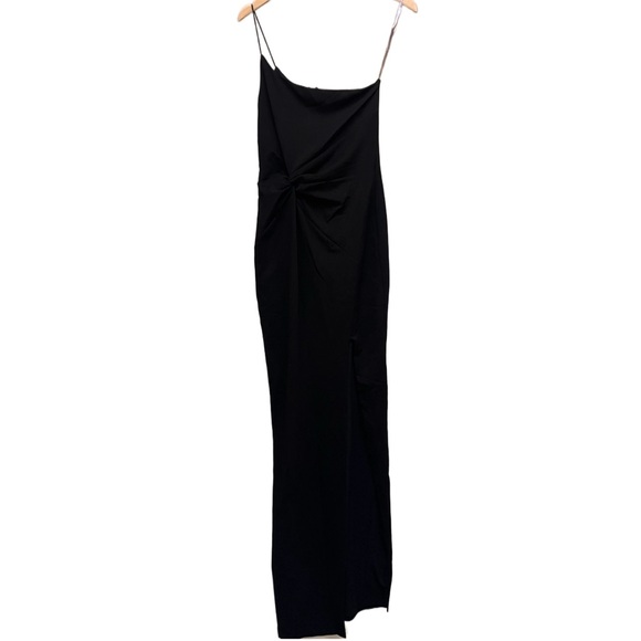 NWT NOOKIE Lust One-Shoulder Maxi Dress in Black Size M - Picture 4 of 10